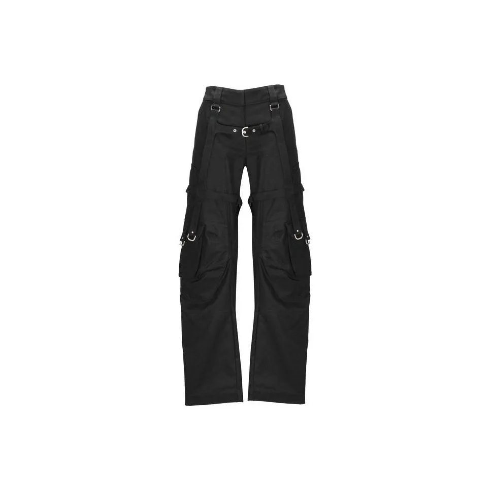OFF WHITE Co Cotton Straight leg Trousers
