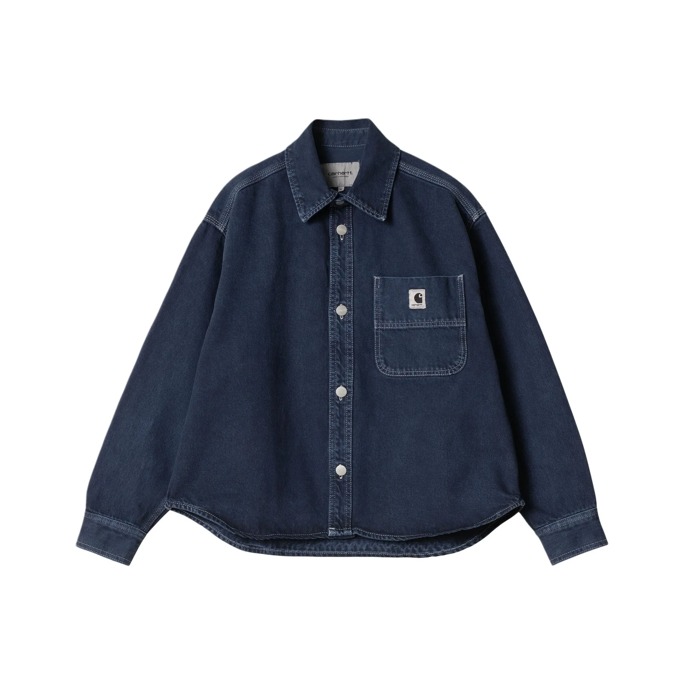 Carhartt WIP Denim Куртка Женская Авиационный Синий