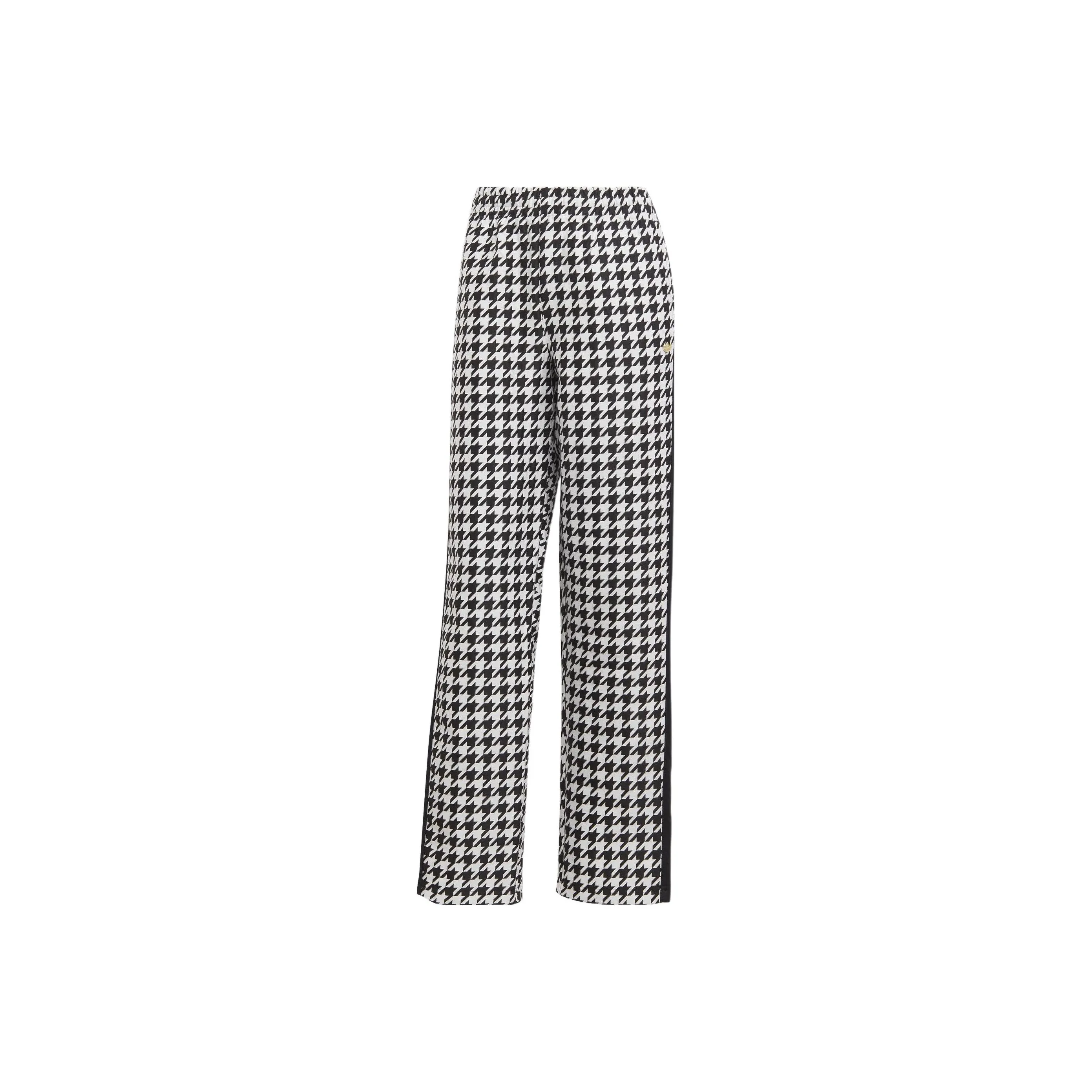 adidas originals Houndstooth Wide Leg Pants Black