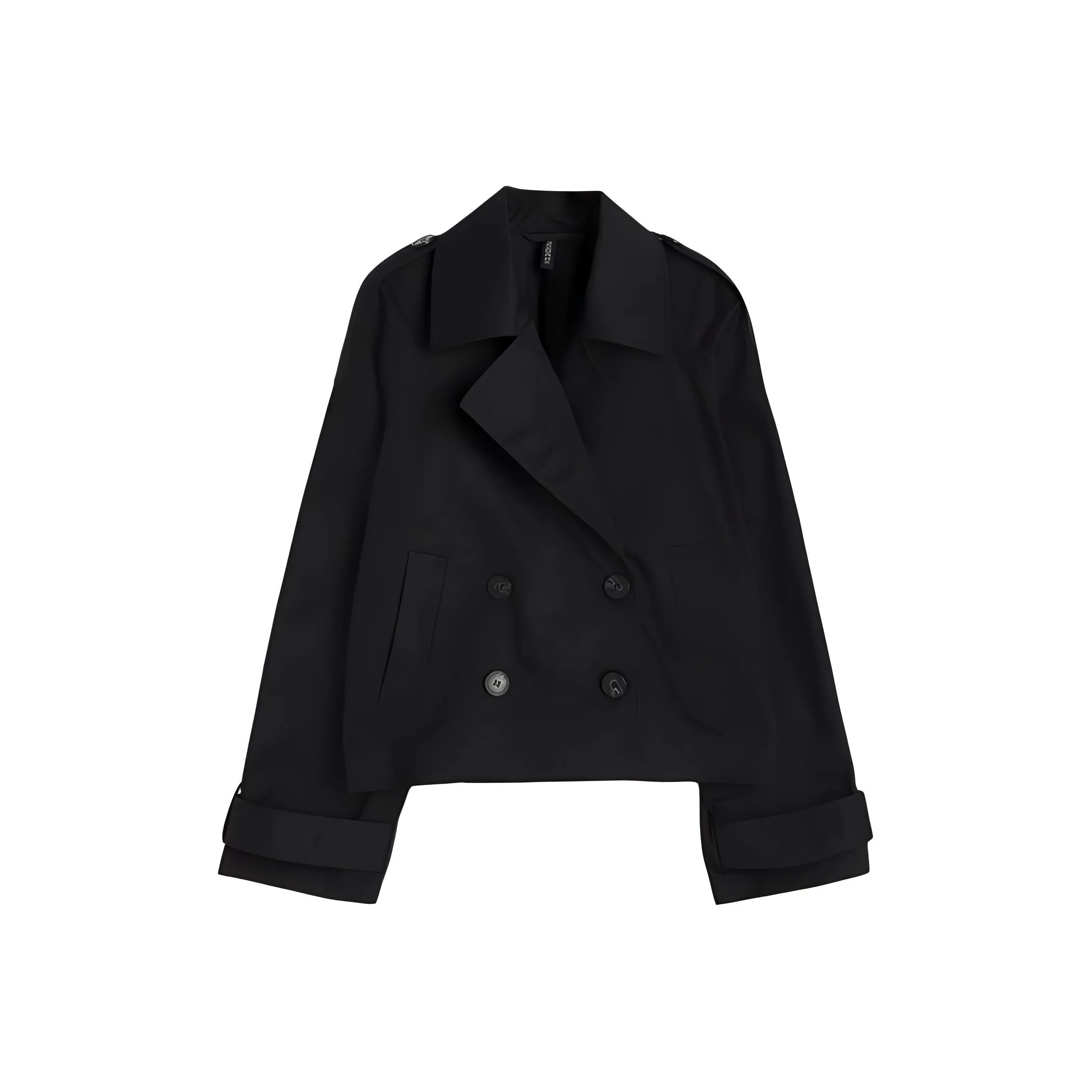 H M Черное Женское Пальто