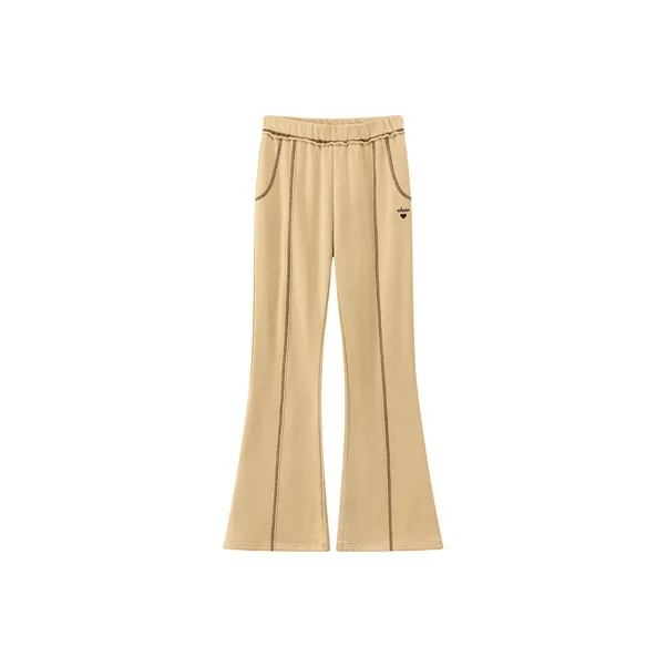 CHUU Casual Pants Women's Beige Apricot