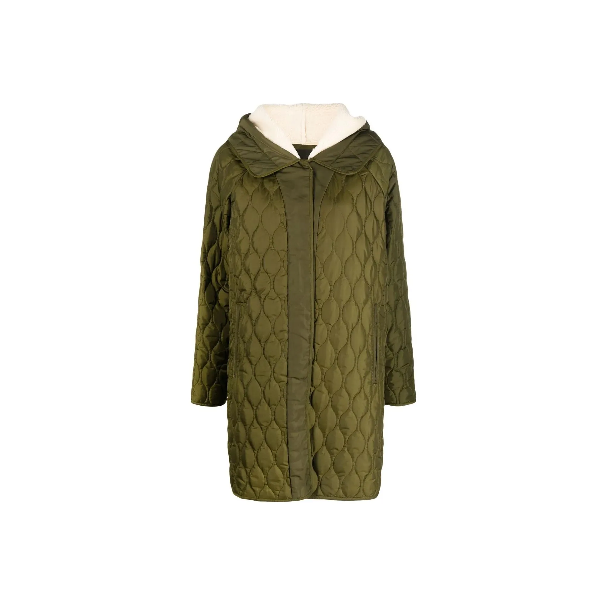PINKO FW22 Parka Coat Women's Green