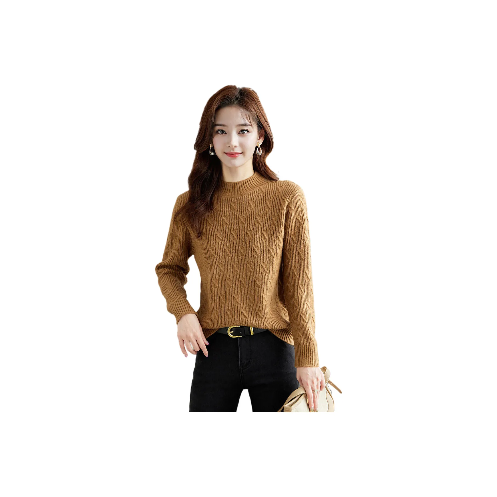 TEME Knitwear Women's Camel Apricot