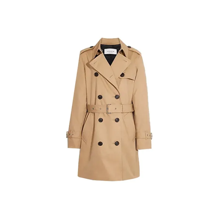 COACH Trench Coats Women's Khaki