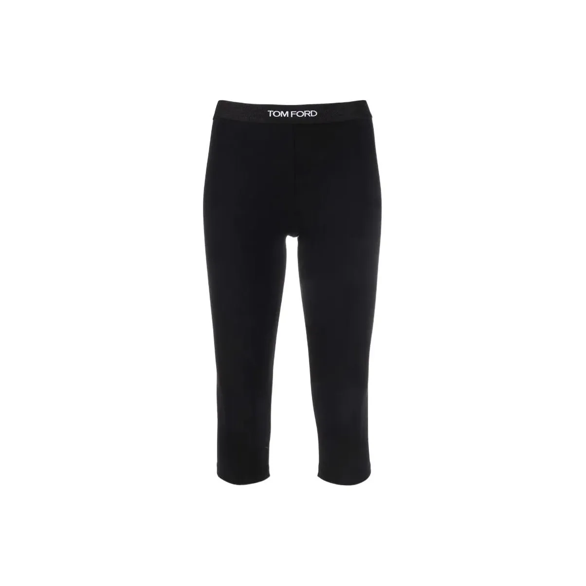 TOM FORD Logo Waistband Stretched Cropped Leggings