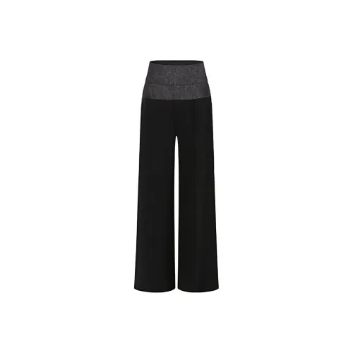SWAYING KNIT Черные Женские Повседневные Брюки