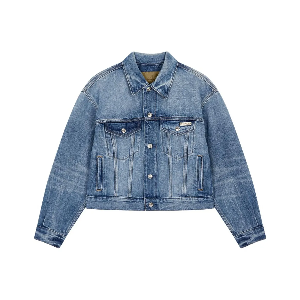 CALVIN KLEIN Denim Jacket Women's Blue