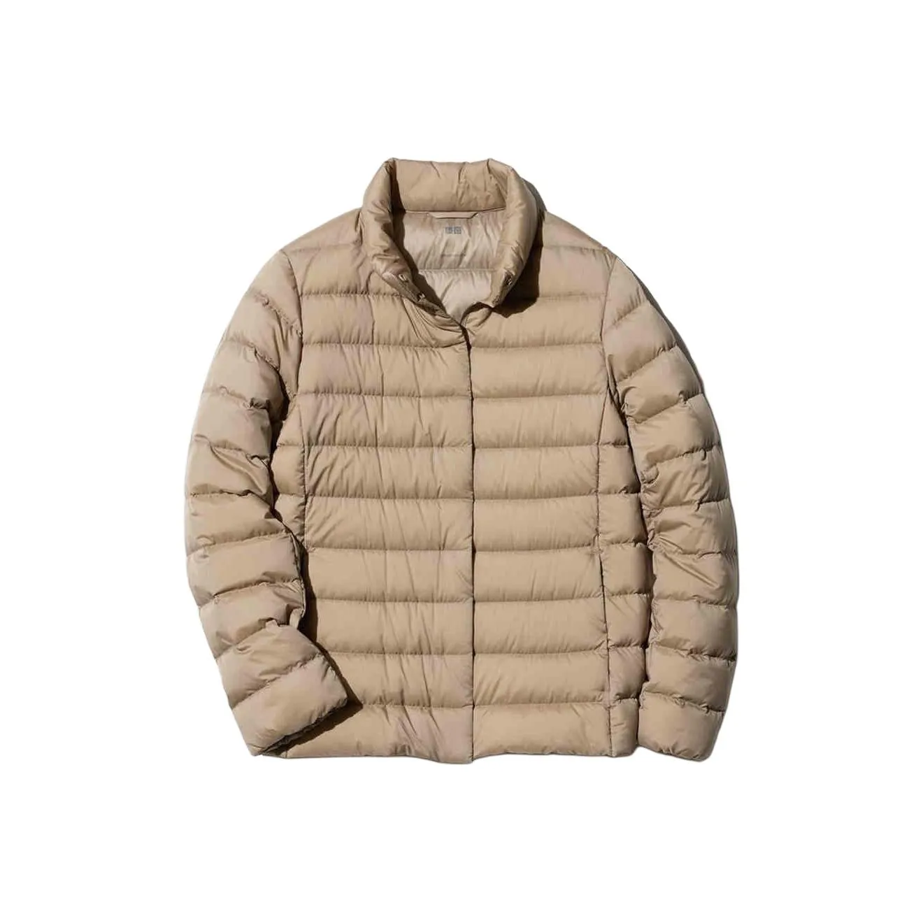 UNIQLO Пуховик Женский Хаки Коричневый