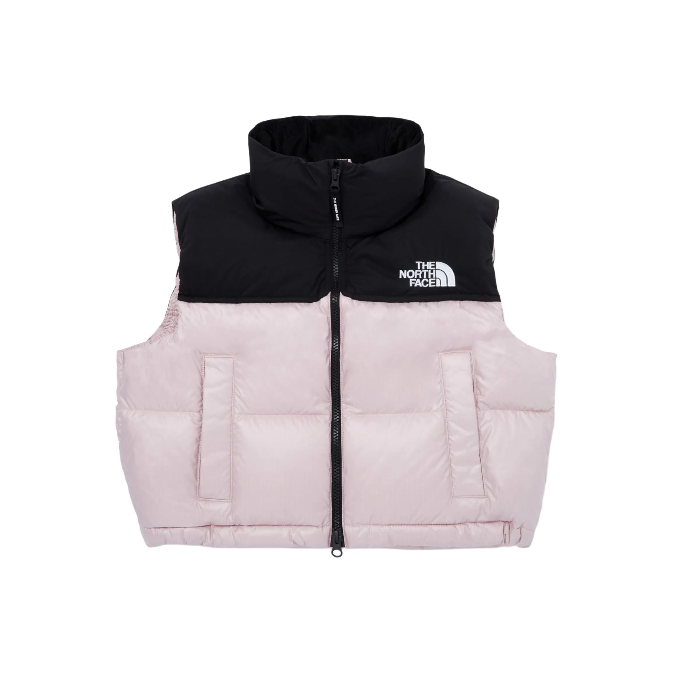 The North Face Nuptse пуховый жилет женский розовый