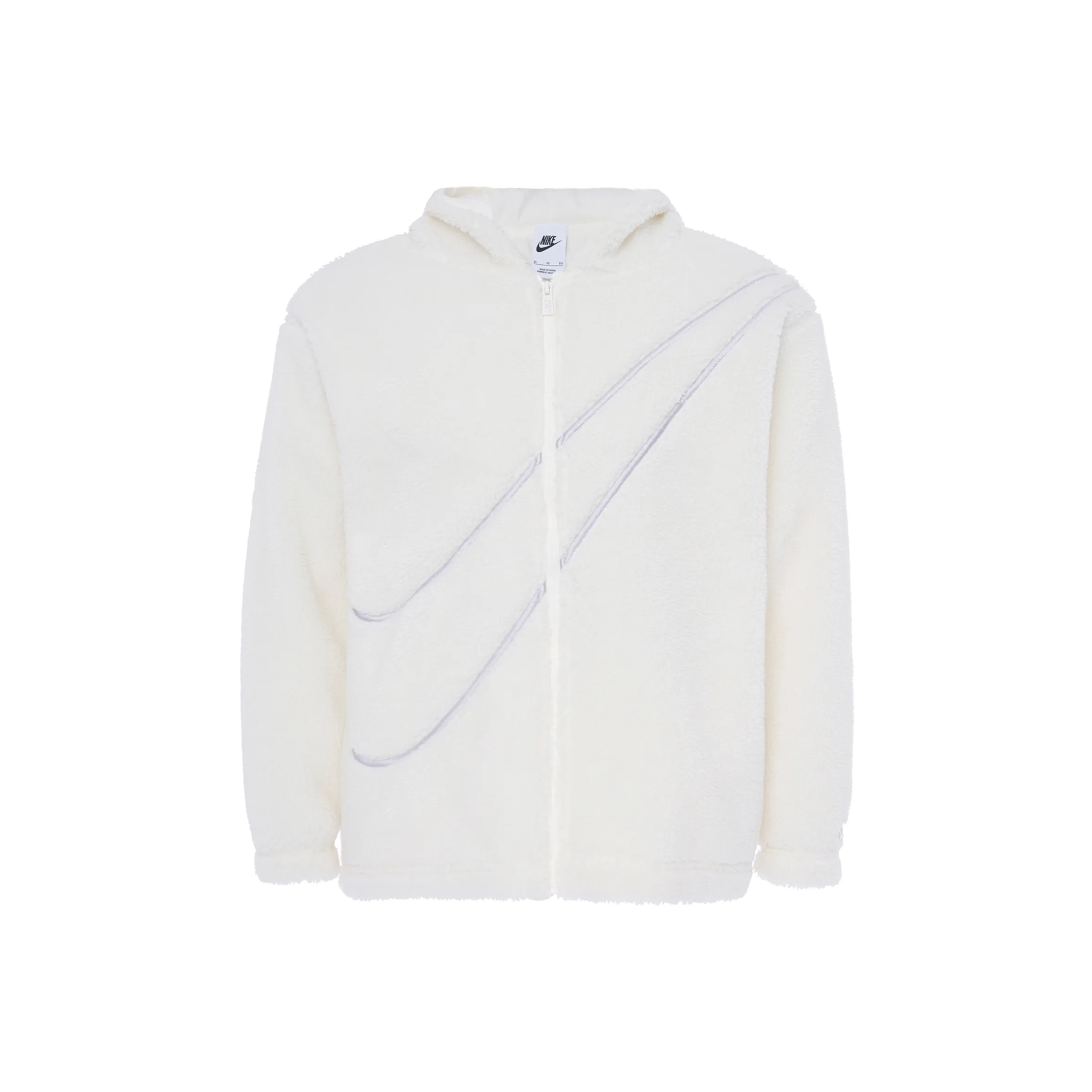 Nike Dragon New Year's Collection SPORTSWEAR Velvet feel Coat Women's Sail White