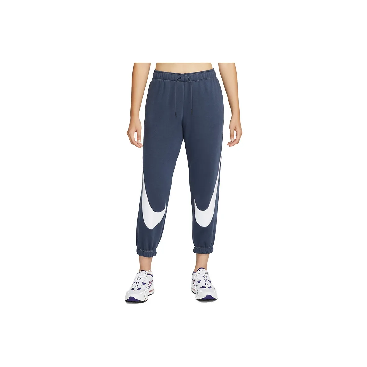 Nike Knitted Sweatpants Women's Navy Blue