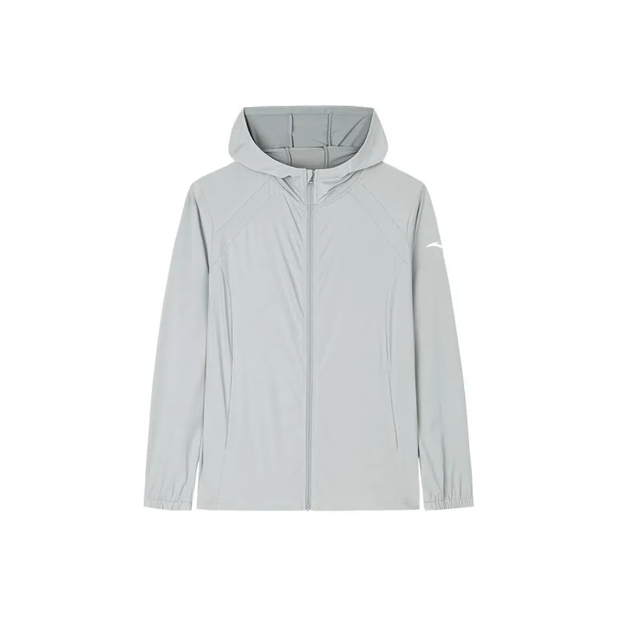 Anta Variety Training Collection UV Protection Sun Protection Clothing Women's Star Diamond Gray