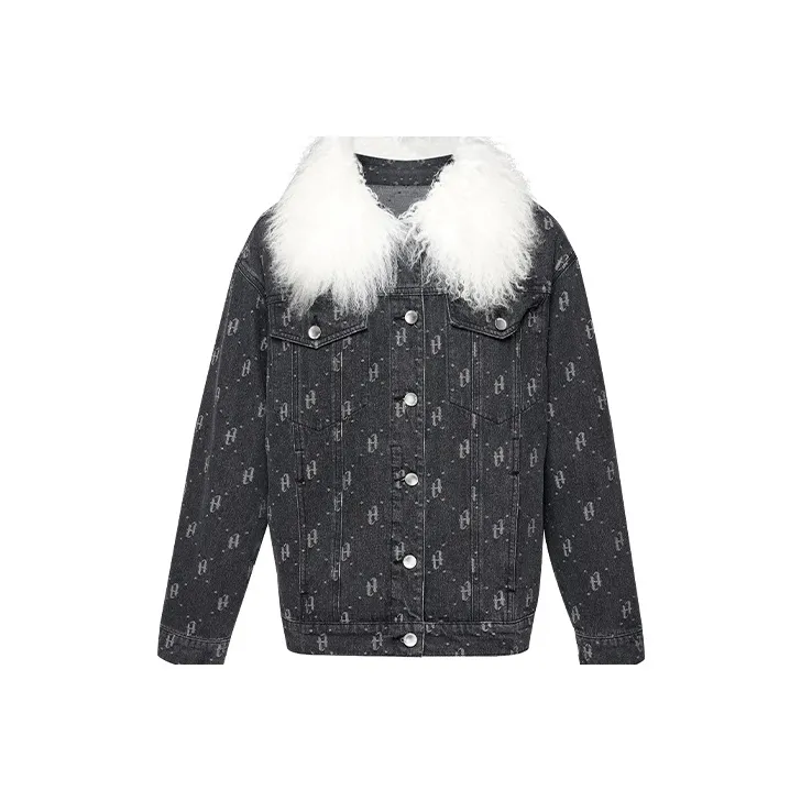 TAMMY TANGS Denim Jacket Women's Black