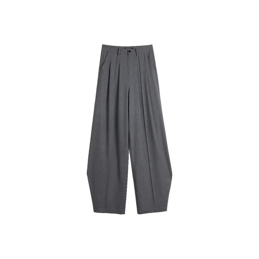 ELLE Повседневные брюки женские средний серый