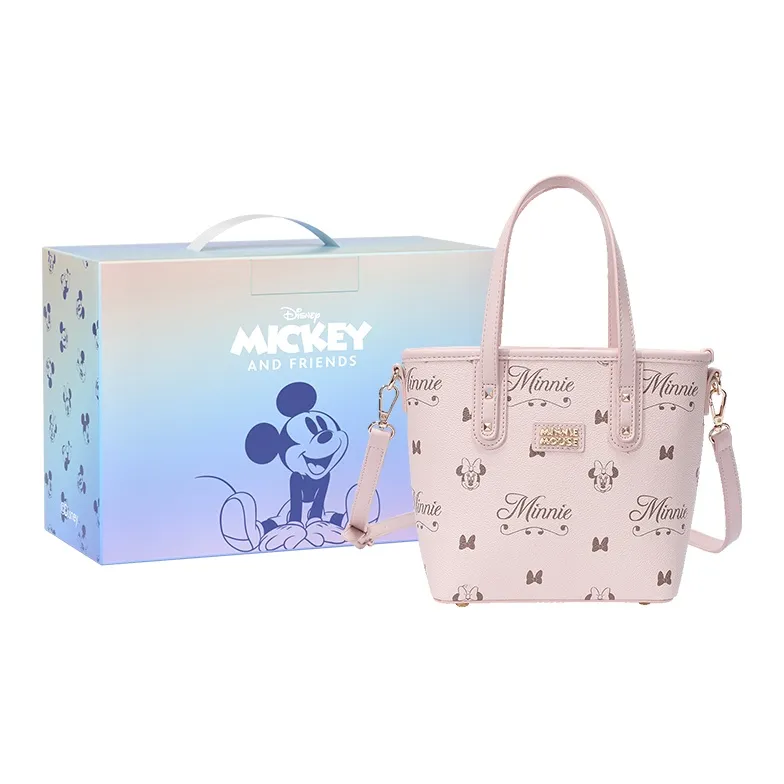 Disney Minnie Series Сумка через плечо из синтетической кожи сумка обычная женская розовая