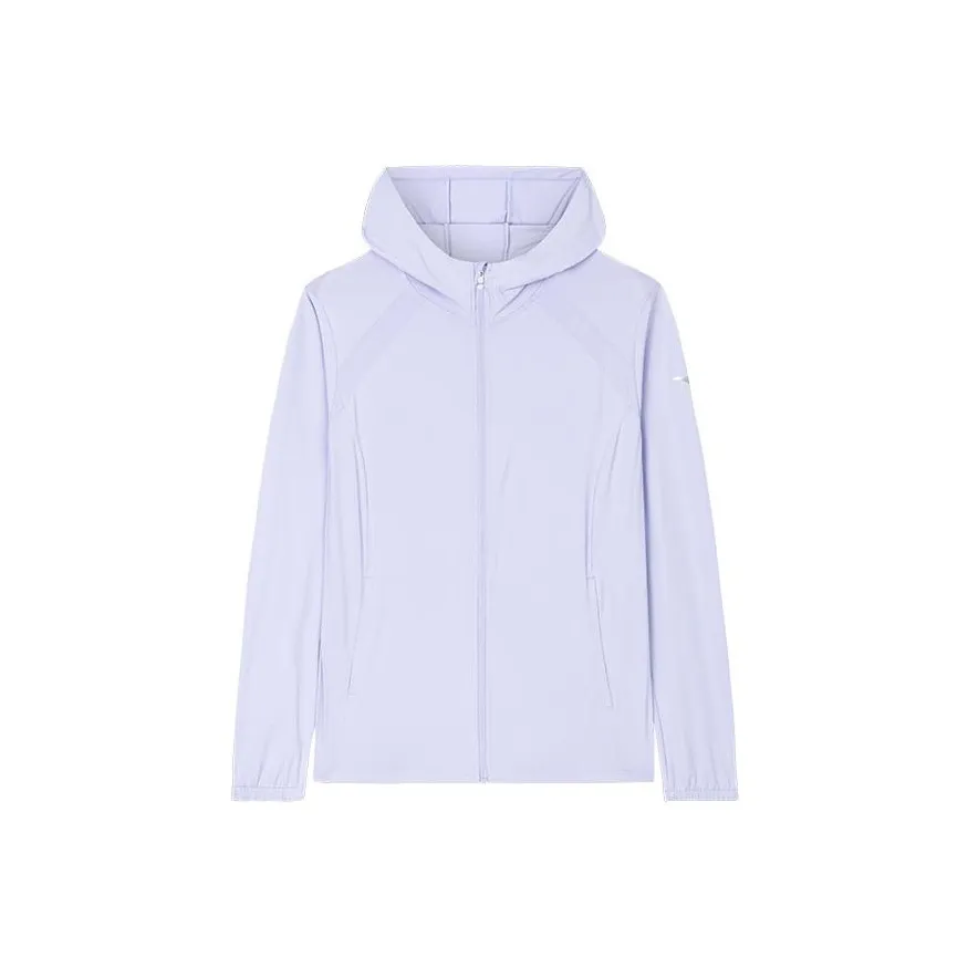 Anta Variety Training Collection UV Protection Sun Protection Clothing Women's Fairy Bean Purple