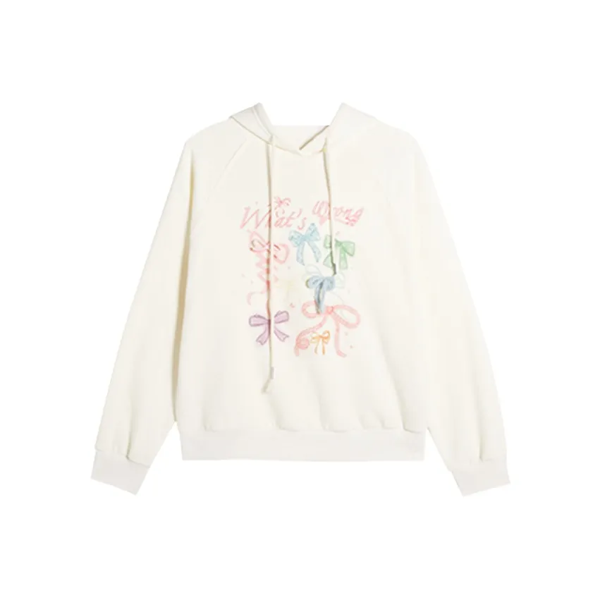 PAZZO Cute Bowknot Hoodie Women's