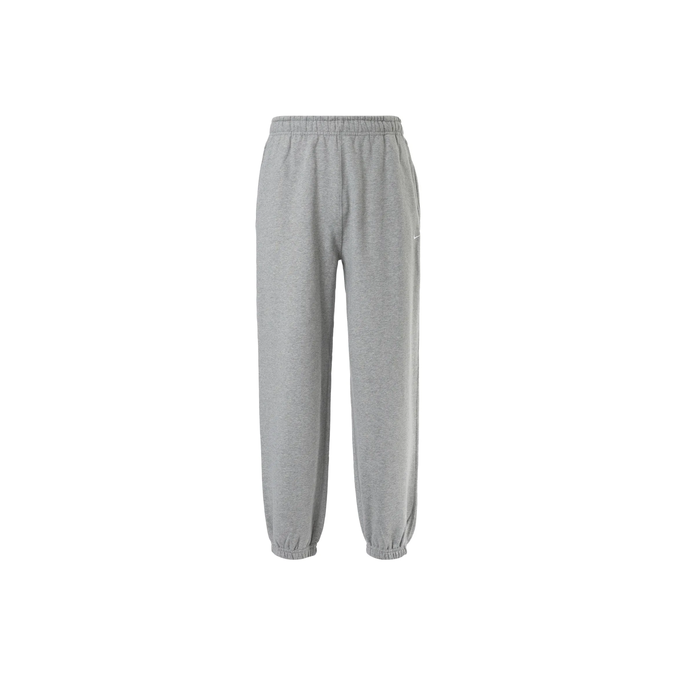 Nike Lab Women's Solo Swoosh Fleece Sweatpants Asia Sizing Dark Gray Heather