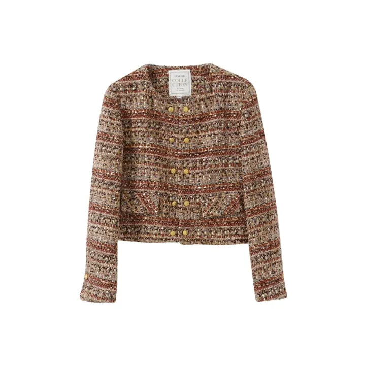 YUMOMO STAR Малиново-красное Женское короткое пальто