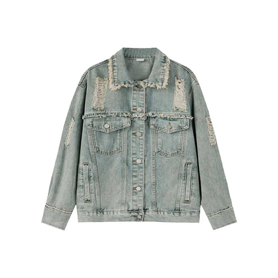 Mm Denim Jackets Women's Blue