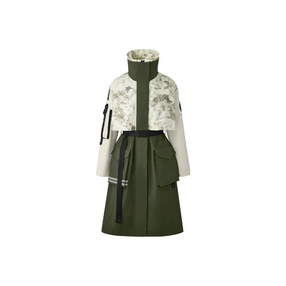 Feng Chen Wang X Canada Goose Trench Coats Women's Green
