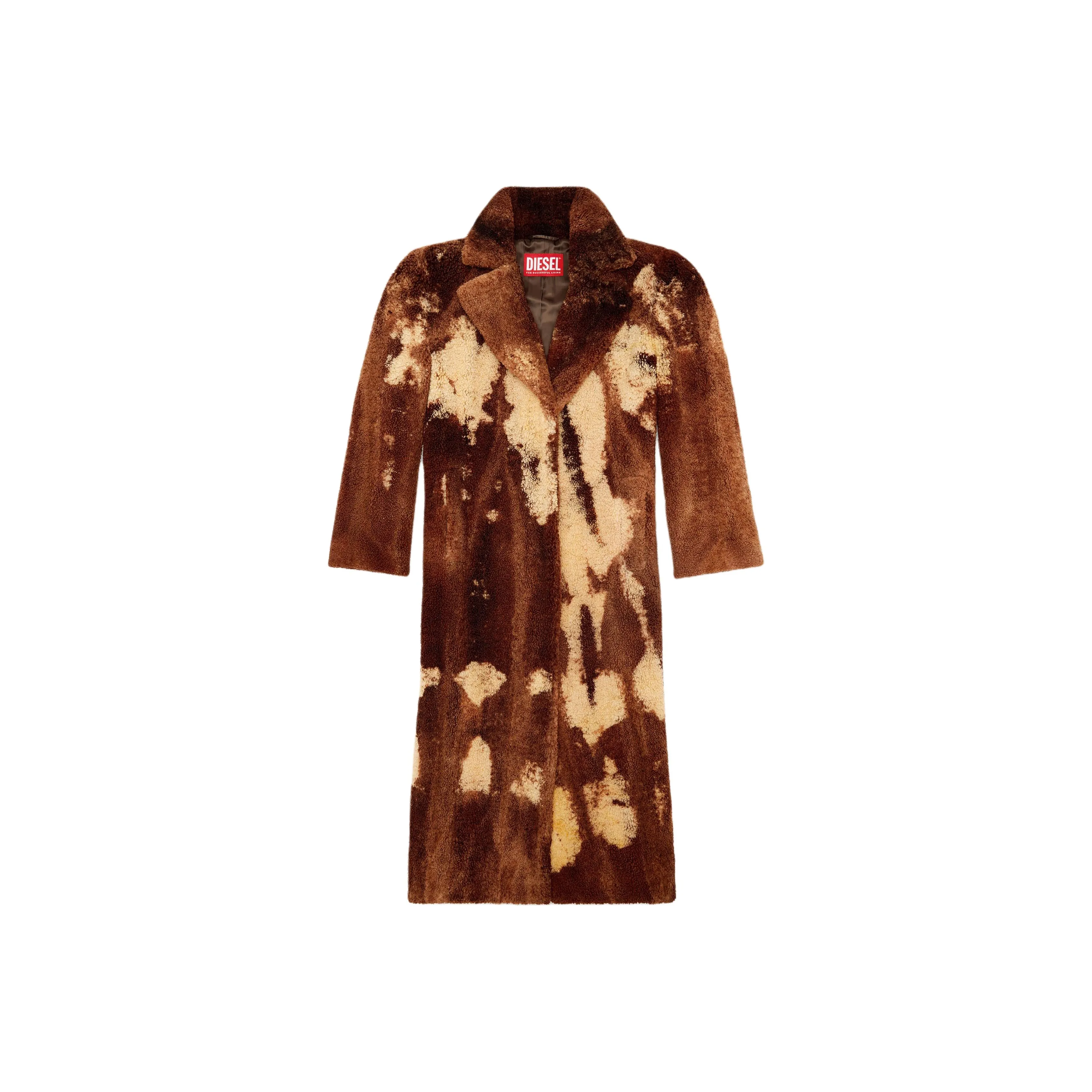 DIESEL W Illow Teddy Fleece Long Coat