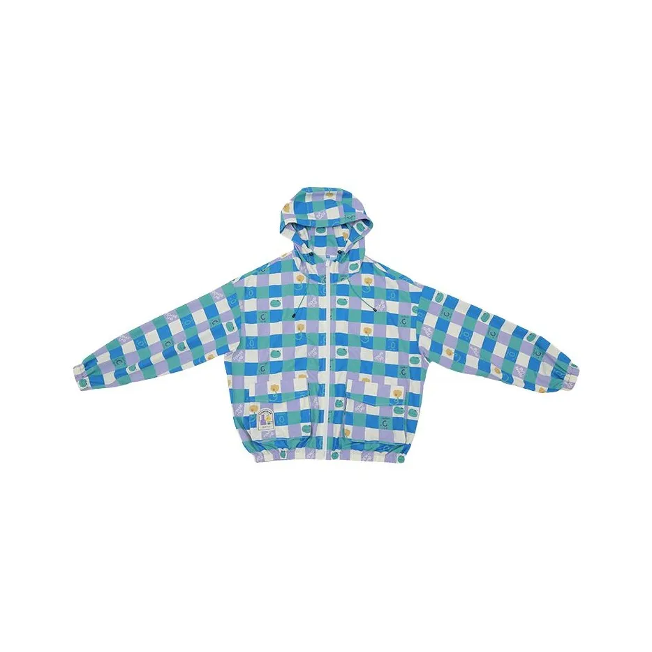 Cloud Factory Sun Protection Clothing Women's Blue Purple Plaid