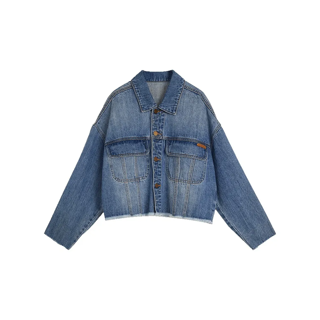 Elle Синий Женские Джинсовые Куртки