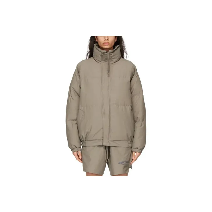 Fear Of God Essentials Puffer Jacket Women's Cement