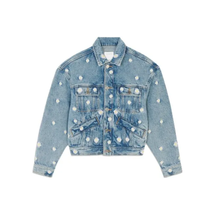 SANDRO Синие Женские Джинсовые Куртки