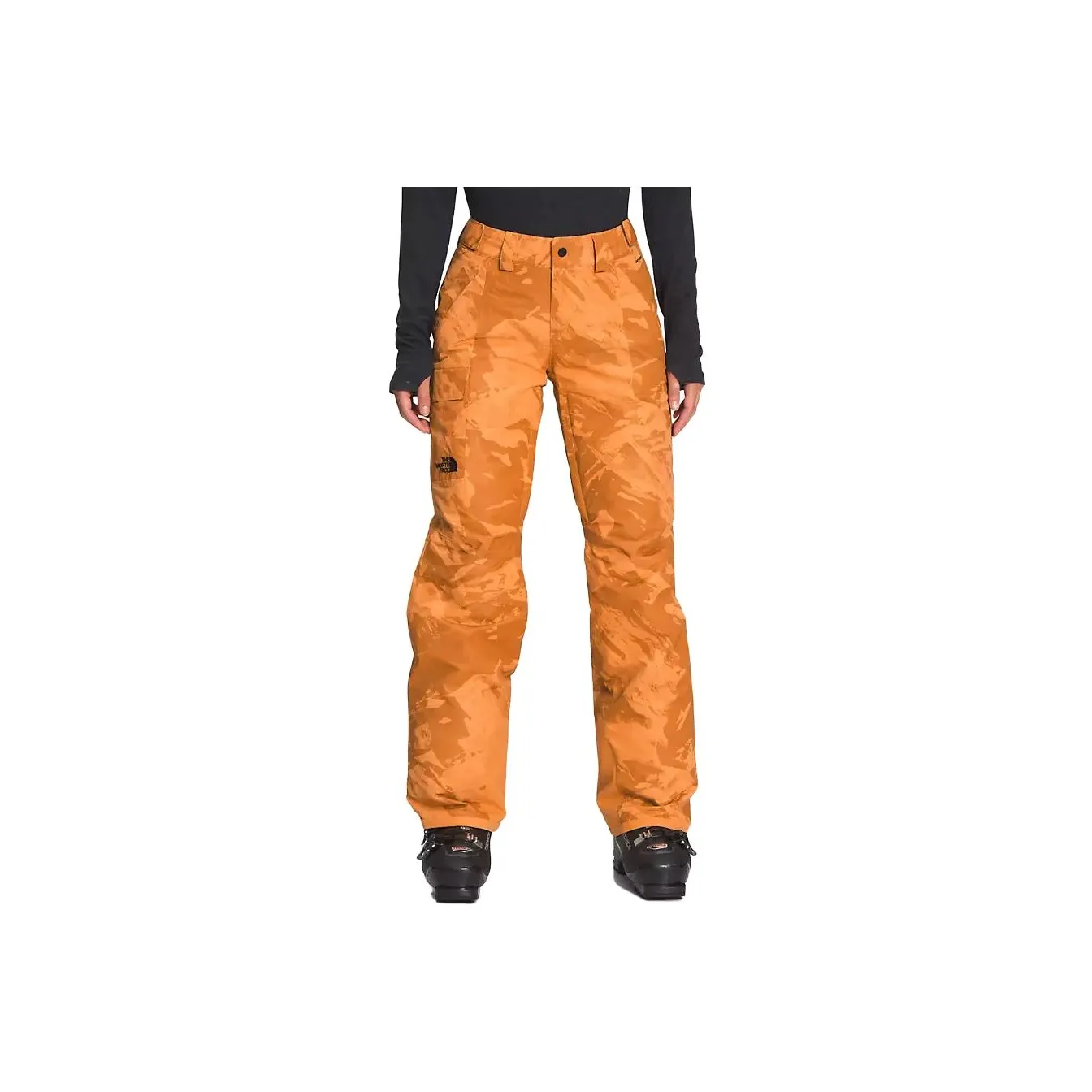 The North Face Апельсиновые Женские Вязаные Спортивные Брюки