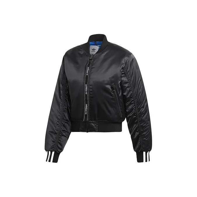 Adidas Originals Cropped Jacket Women's Black Adidas Originals Укороченная Куртка Женская Черная