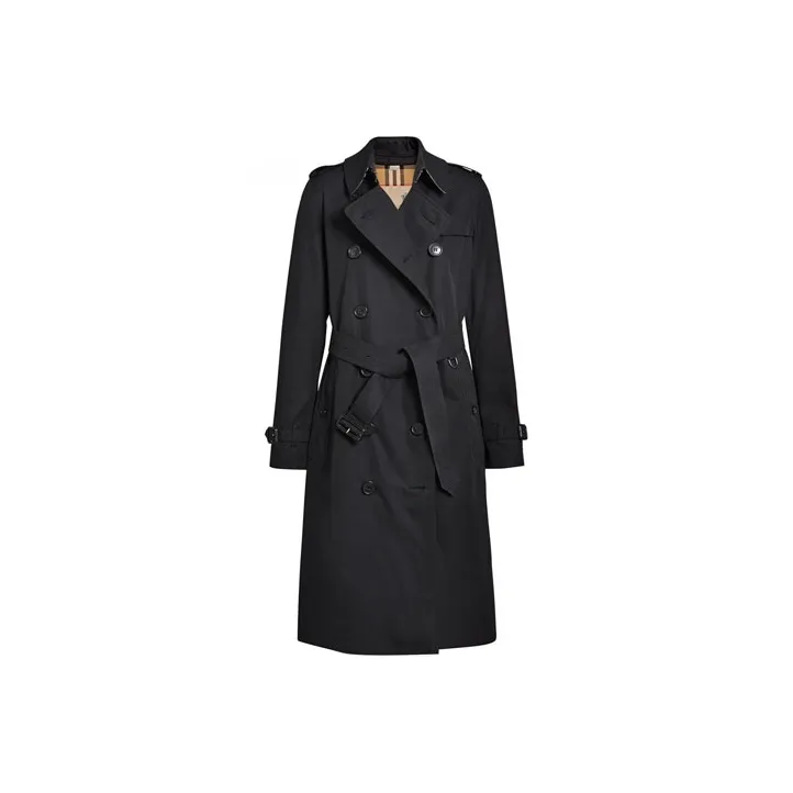 Burberry Trench Coats Women's Blue