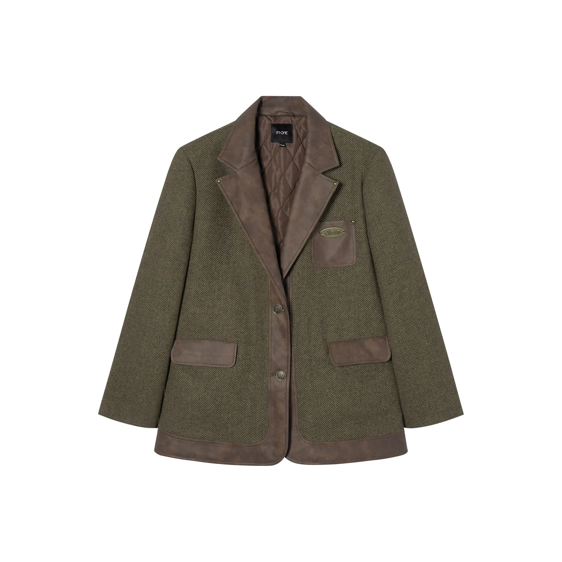 I'M ONE Business Suit Women's Coffee Brown