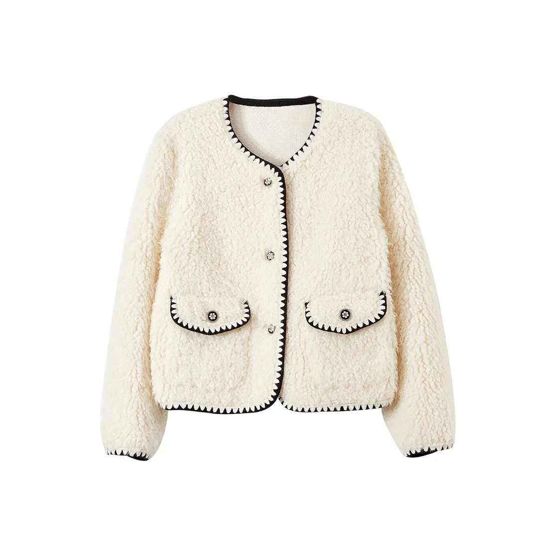 XIANGYING Бежевый Женские меховые изделия