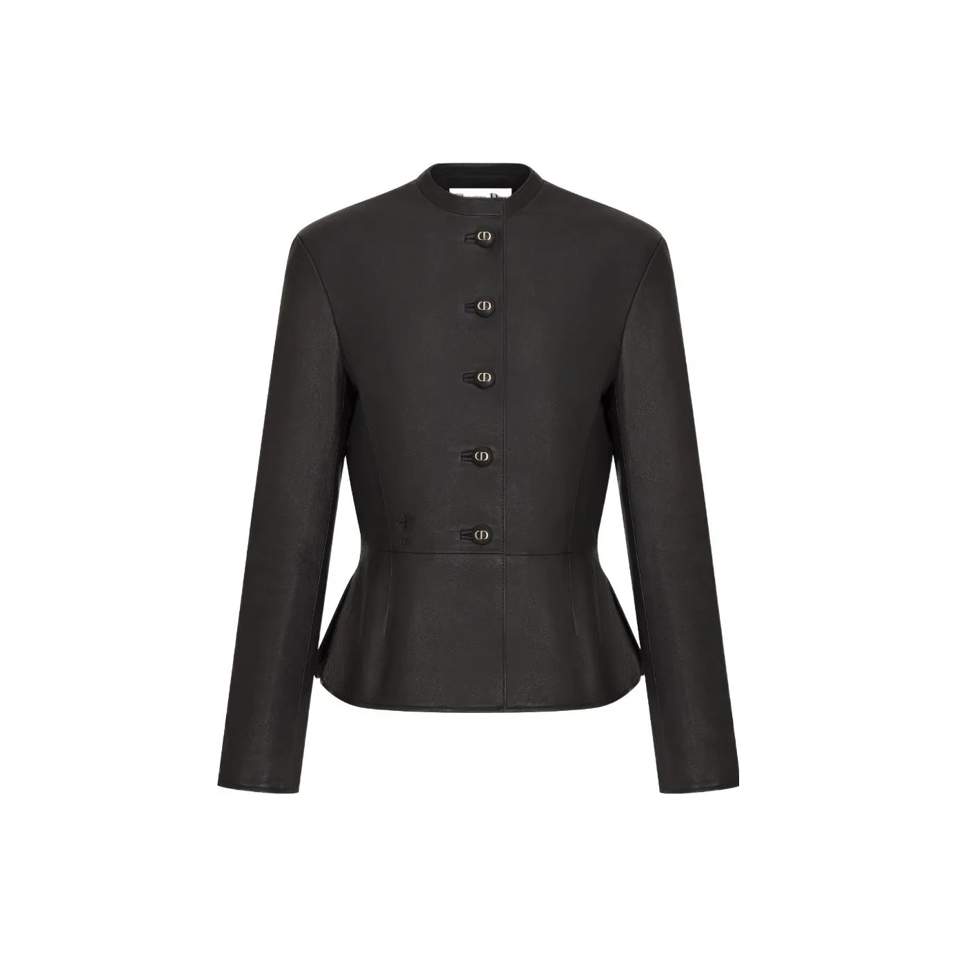 DIOR 30 Montaigne SS23 Leather Jacket Coat Women's Black