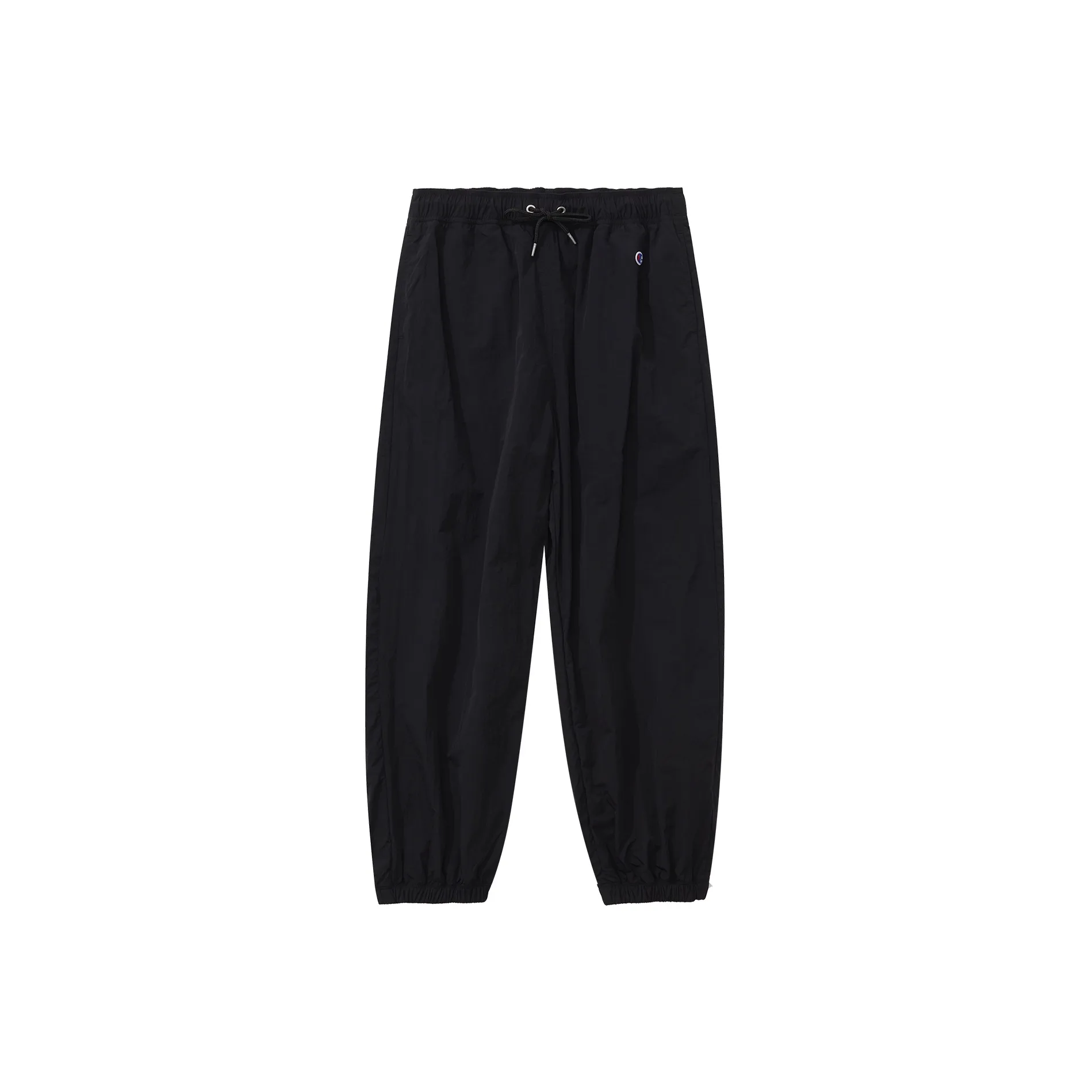 Champion SS22 Штаны с манжетами Умеренный Повседневные брюки Версия для Японии Женские Черный