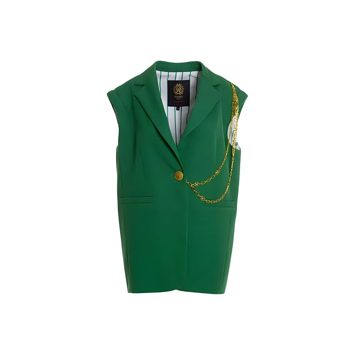 BESIONIA SS22 Бизнес-костюм Куртка Женская Зеленая