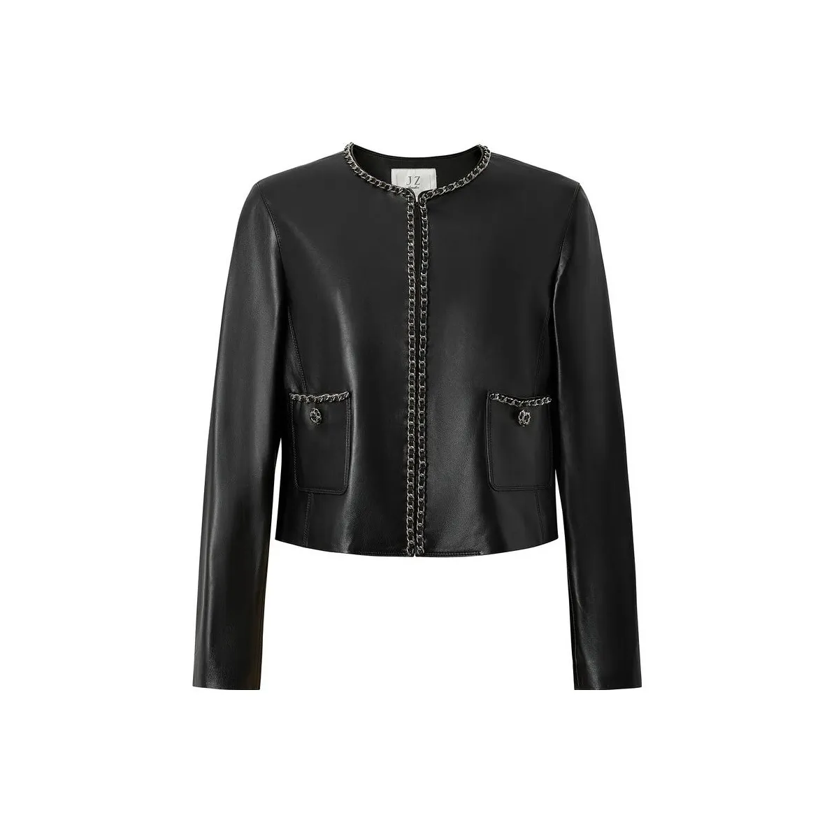 JZ. ANNAKRO Leather Jackets Women's Plain Black