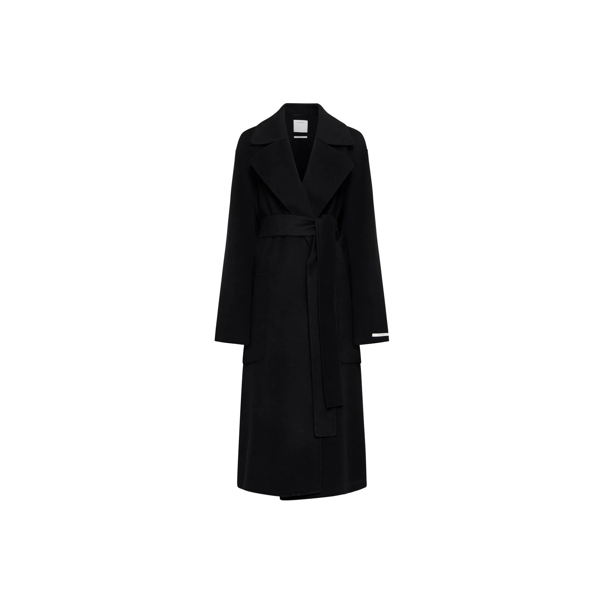 SportMax Veleno Belted Long Sleeved Coat