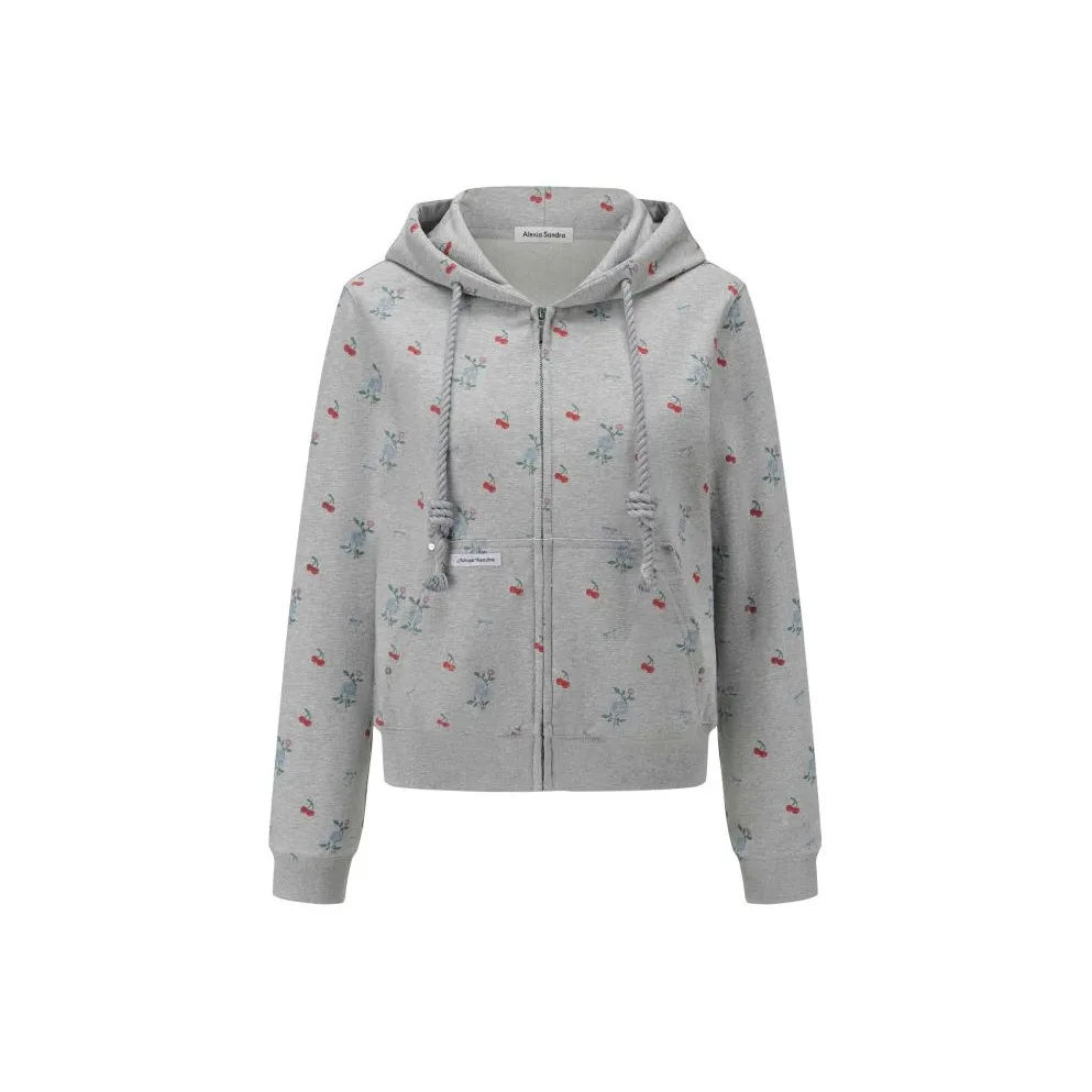 Alexia Sandra Cropped Coat Women's Gray Алексия Сандра Укороченное Пальто Женское Серое