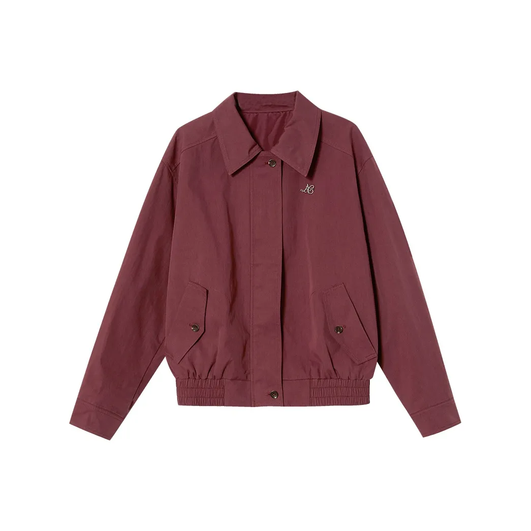 WESTLINK Cropped Coat Women's Burgundy