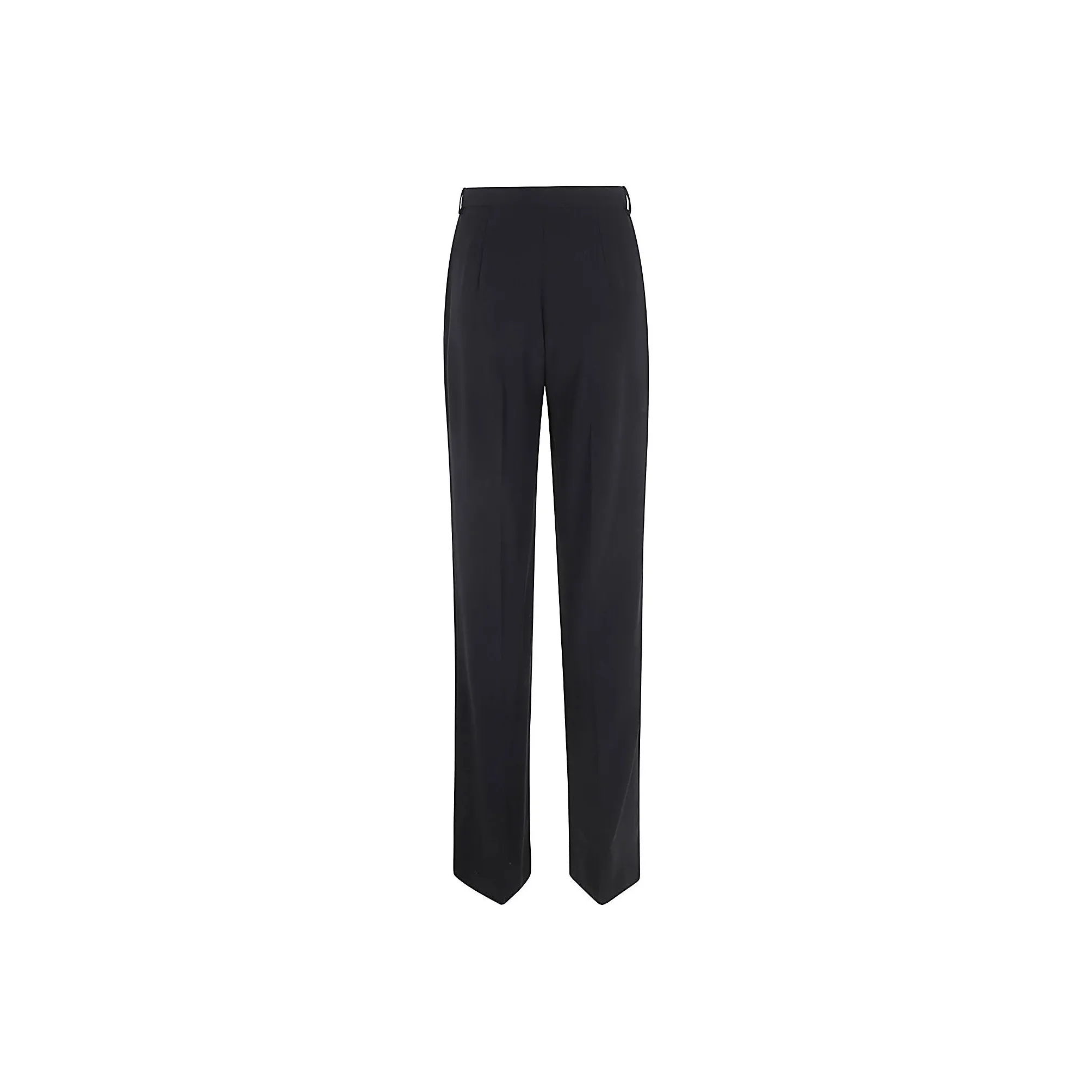 Elisabetta Franchi Belt Satin Palazzo Trousers