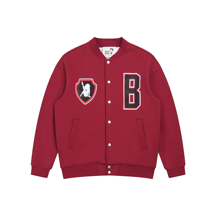 BETTY BOOP Baseball Jacket Women's Red