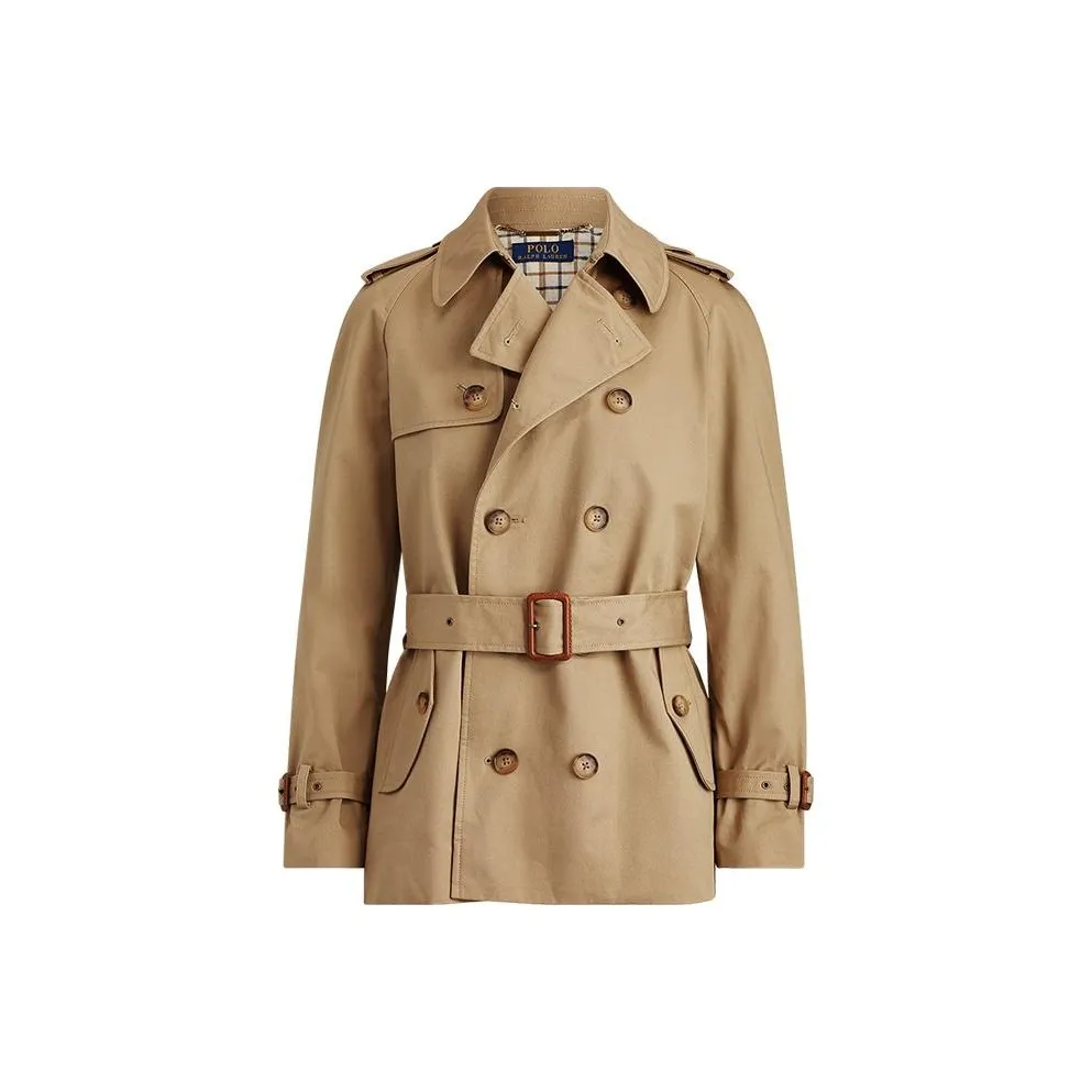 Polo Ralph Lauren SS22 Trench Coat Women's Brown