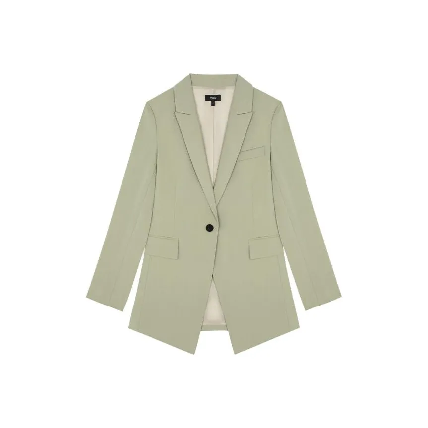 Theory Мягкий Трава Цвет Женские Офисные Костюмы