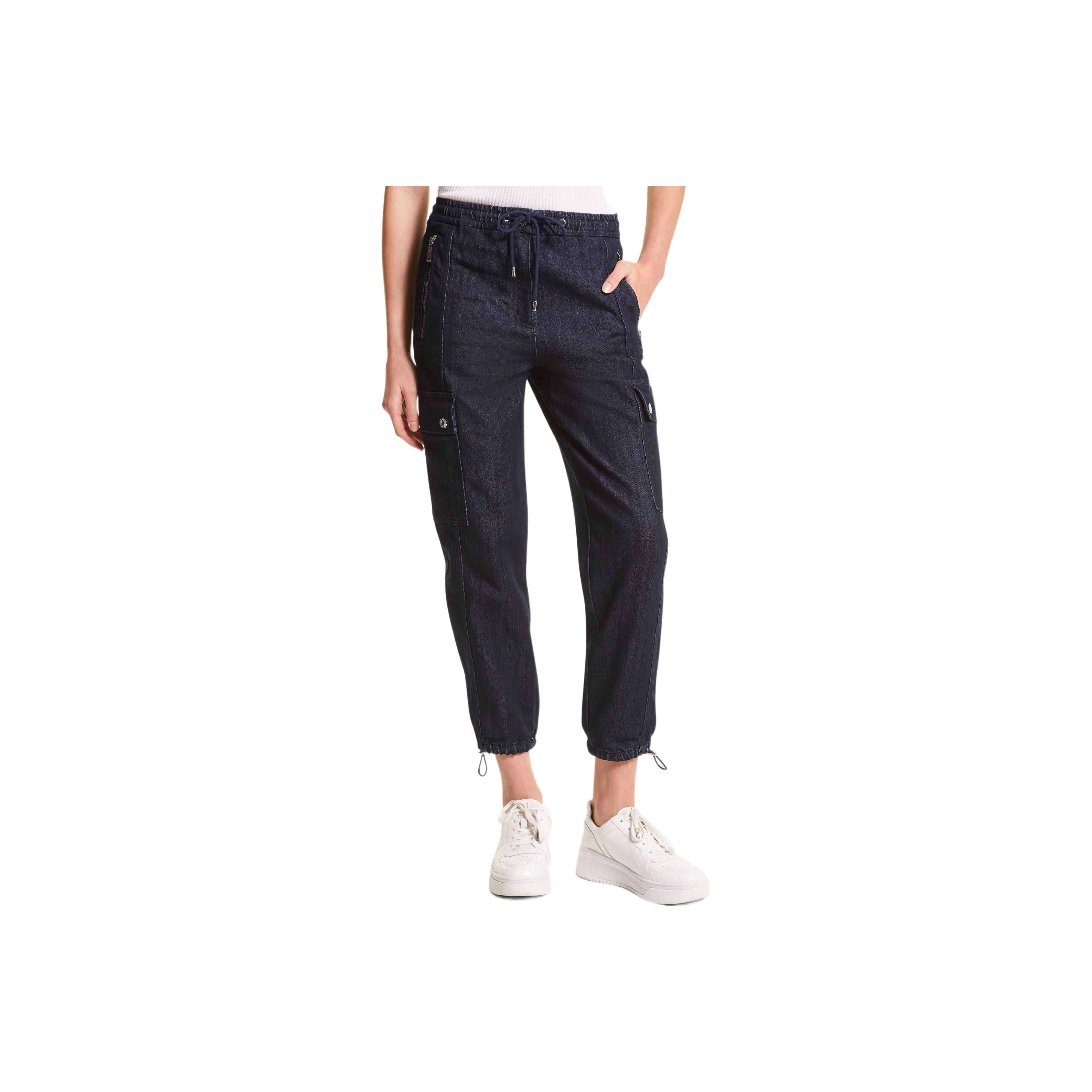 MICHAEL KORS Casual Pants Women's Black Indigo
