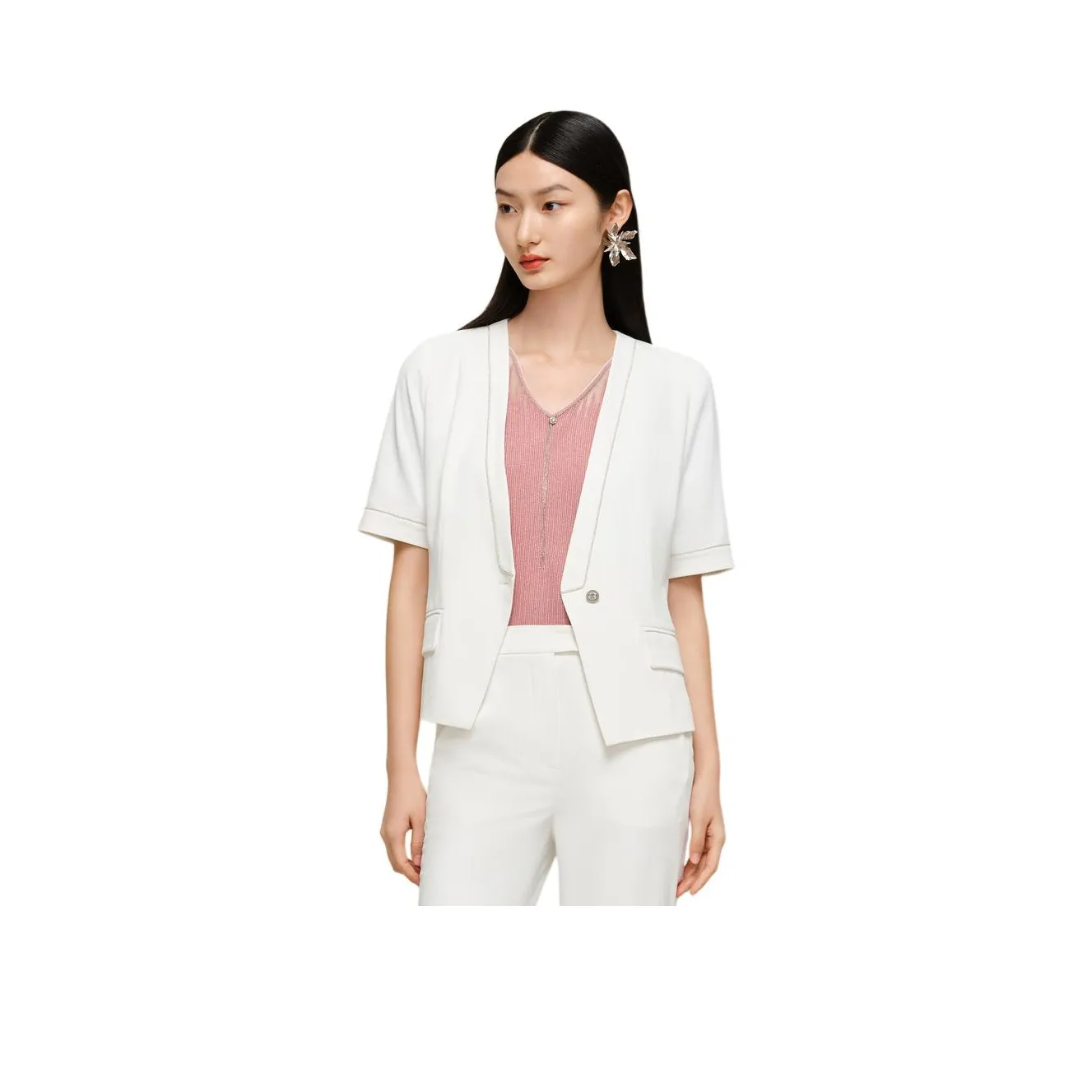JZ. ANNAKRO Business Suit Women's Pure White