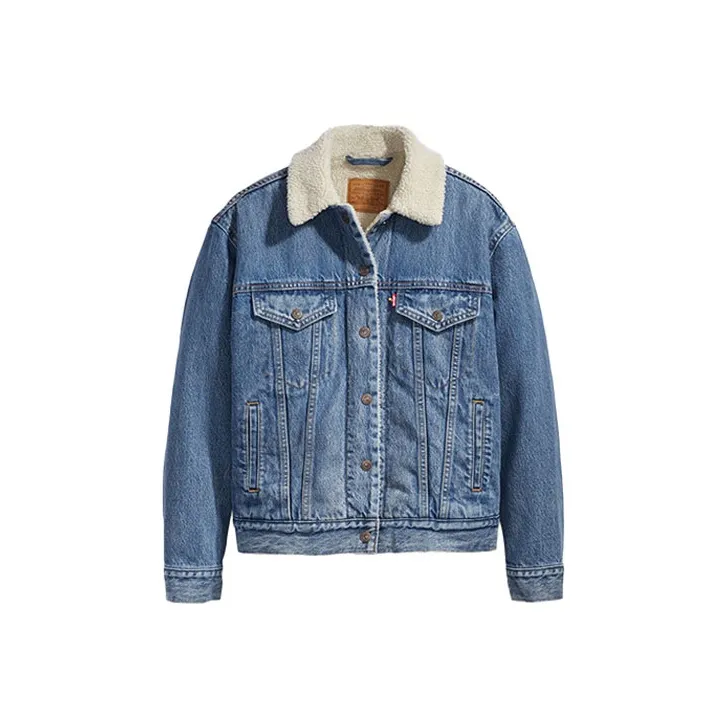 Levi's Velvet feel Coat Women's Blue