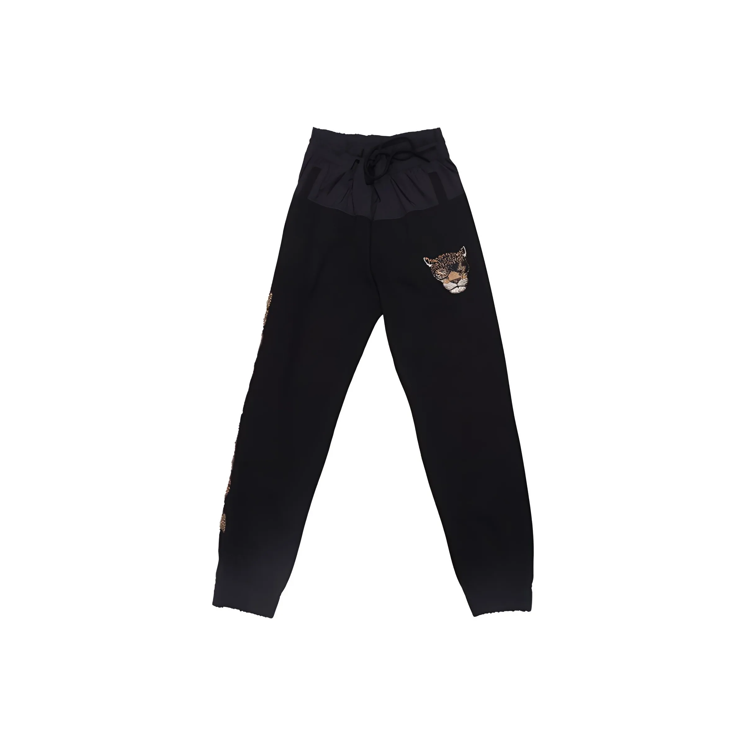 TCH Черные Женские Повседневные Брюки